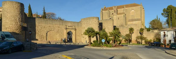 Ronda Spain January 2022 City Walls Holy Spirit Church Ronda — Stock Photo, Image