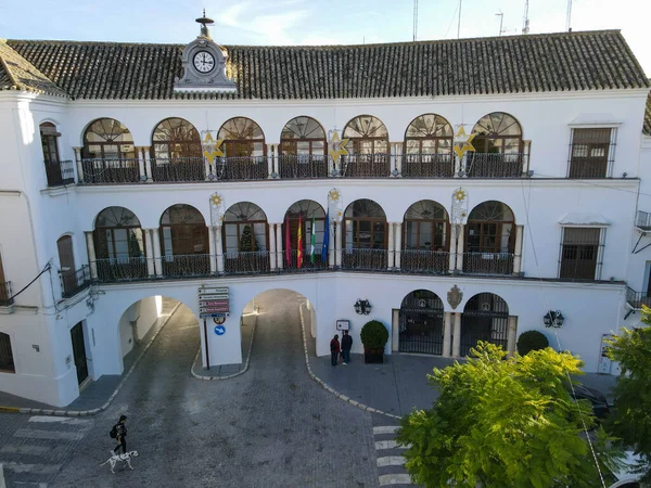 Drohnen Blick Auf Das Rathaus Von Osuna Andalusien Spanien — Stockfoto
