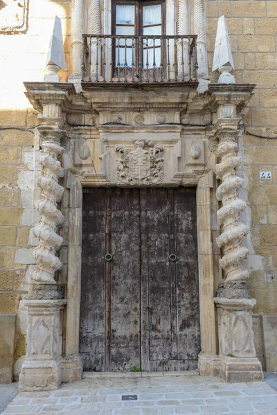 Staré Vstupní Dveře Osuně Andalusii Španělsku — Stock fotografie