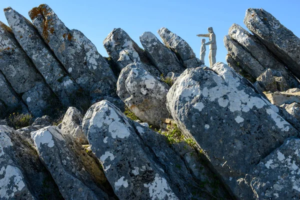 Der Staub Des Mirador Del Guarda Aussichtspunktes Auf Andalusien Spanien — Stockfoto