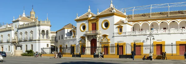 Sevilla España Enero 2021 Plaza Toros Sevilla Sobre Andalucía España — Foto de Stock