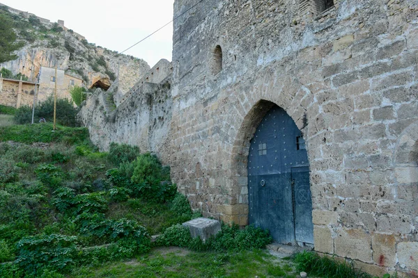 Spanya Xativa Nın Eski Kapısına Bak — Stok fotoğraf