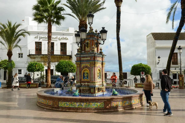 Vejer Frontera Spanien December 2021 Utsikt Över Staden Vejer Frontera — Stockfoto