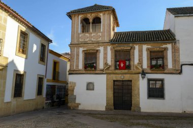 Cordova, İspanya - 10 Ocak 2022: Endülüs 'ün eski merkezi