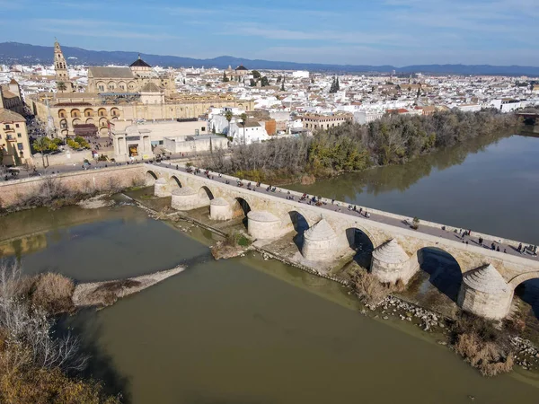 Θέα Drone Στην Κόρδοβα Της Ανδαλουσίας Στην Ισπανία — Φωτογραφία Αρχείου