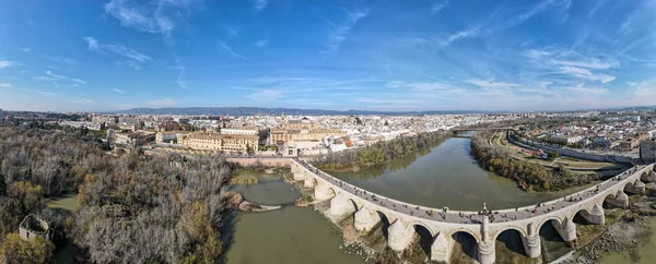 Θέα Drone Στην Κόρδοβα Της Ανδαλουσίας Στην Ισπανία — Φωτογραφία Αρχείου