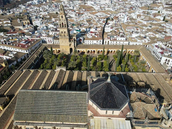 Drónnézet Cordovában Andalúziában Spanyolországban — Stock Fotó