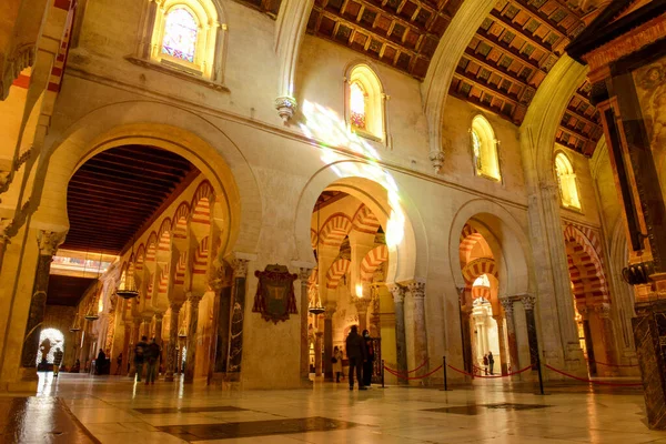 Interiores Catedral Córdova Sobre Andaluzia Espanha — Fotografia de Stock