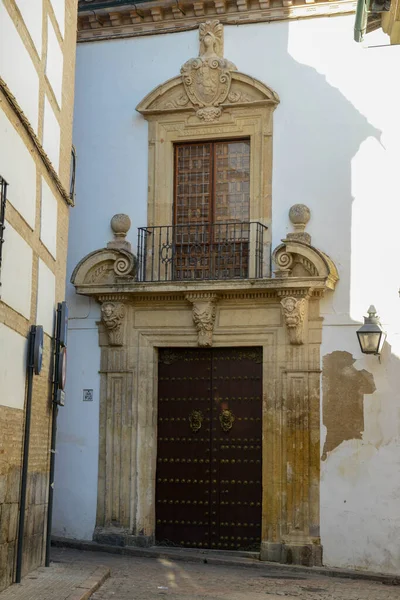 Porta Uma Casa Cordova Andaluzia Espanha — Fotografia de Stock