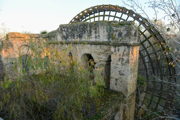 Vecchia Ruota Mulino Cordova Andalusia Spagna — Foto Stock