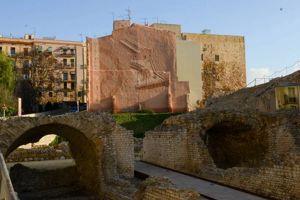 Yacimiento Arqueológico Romano Tarragona España Patrimonio Mundial Unesco —  Fotos de Stock