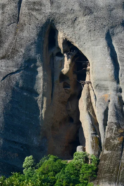 Spektakuläre Felsen Von Meteore Auf Griechenland — Stockfoto