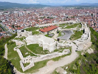 Kosova konulu Prizren kasabasında insansız hava aracı görüşü