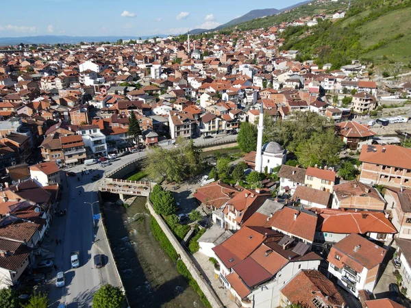 Drone View Town Prizren Kosovo — Stock Photo, Image