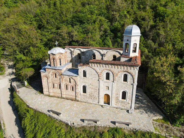 Drone Vista Alla Chiesa San Salvatore Prizren Sul Kosovo — Foto Stock