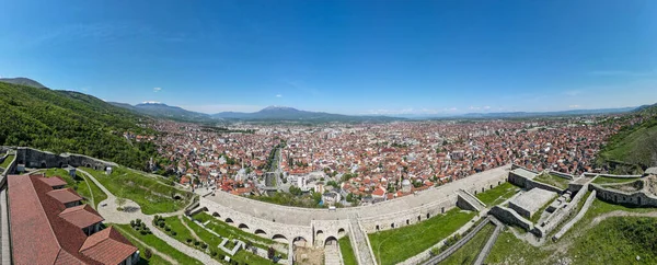 Drönare Utsikt Över Staden Prizren Kosovo — Stockfoto