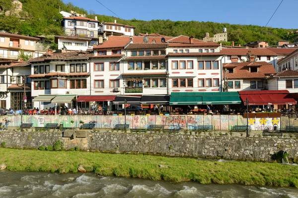 Prizren Kosovo Maj 2022 Människor Äter Och Dricker Restaurangerna Prizren — Stockfoto