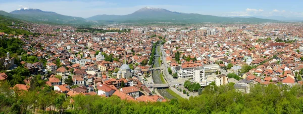 Kosova Konulu Prizren Kentinde Panoramik Genel Bakış — Stok fotoğraf