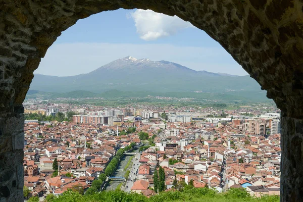 Visão Geral Cidade Prizren Sobre Kosovo — Fotografia de Stock