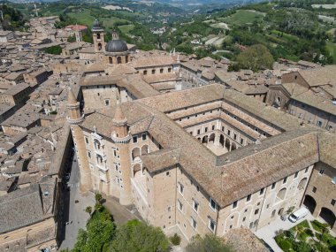 İtalya 'daki Urbino' da İHA görüşü, Unesco dünya mirası