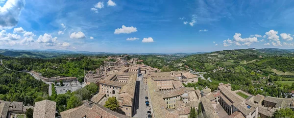 Vista Del Dron Urbino Italia Patrimonio Mundial Unesco — Foto de Stock
