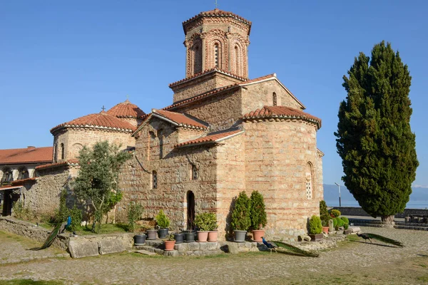 Vista Monasterio Saint Naum Macedonia — Foto de Stock