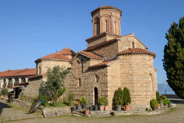Vista Monasterio Saint Naum Macedonia — Foto de Stock