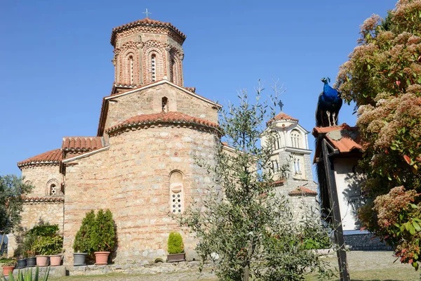 Vista Monasterio Saint Naum Macedonia — Foto de Stock