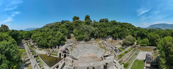 알바니아의 로마의 고고학 유적지를 — 스톡 사진