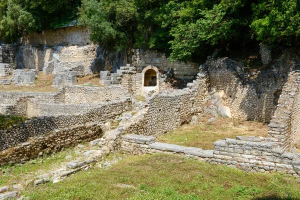 Vue Sur Site Archéologique Romain Butrinto Albanie — Photo