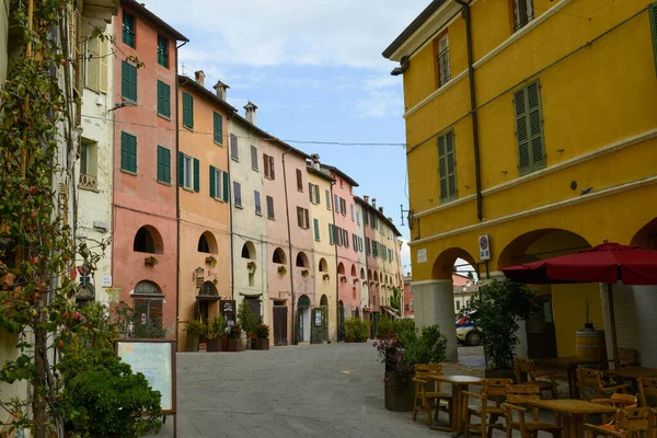 Vue Sur Village Historique Brisighella Italie — Photo