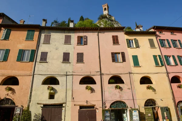 Pohled Historickou Vesnici Brisighella Itálii — Stock fotografie