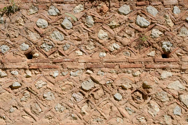 Πέτρινο Τείχος Στον Αρχαιολογικό Χώρο Της Δελφής Στην Ελλάδα — Φωτογραφία Αρχείου