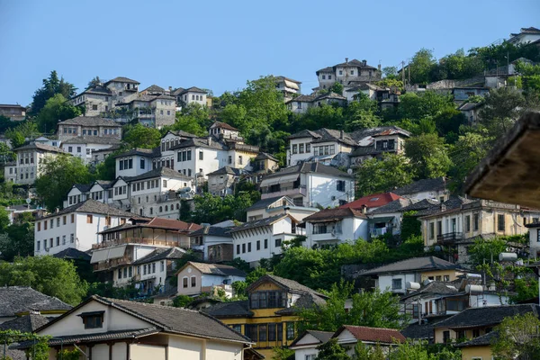 View Town Gjirokastra Albania Unesco World Heritage — Stock Photo, Image