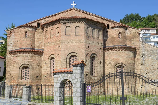 View Church Saint Sophia Ohrid Macedonia - Stock-foto