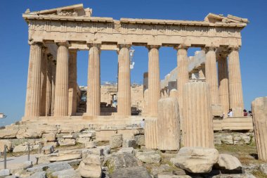 Yunanistan 'daki Atina akropolüne bak