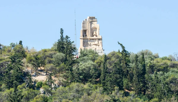 View Monument Filopapos Athens Greece — Stock Photo, Image