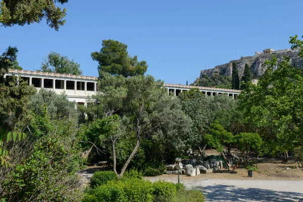 Ancient Agora Athens Greece — Fotografia de Stock