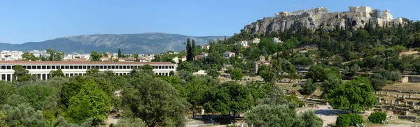 Стародавня Агора Афінський Акрополь Греції — стокове фото