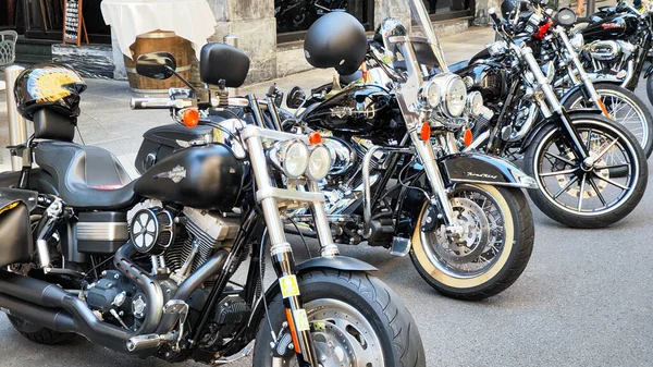 Lugano Suíça Julho 2022 Harley Davidson Faz Show Lugano Suíça — Fotografia de Stock