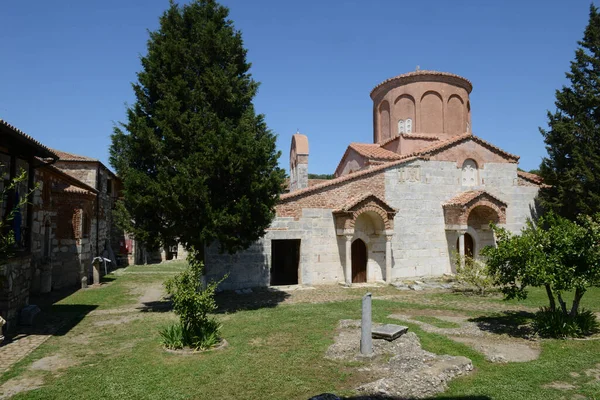 Kościół Parku Archeologicznego Apollonii Nad Albanią — Zdjęcie stockowe