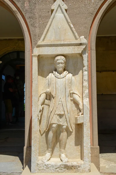 Statues Museum Ancient Corinth Greece — Fotografia de Stock