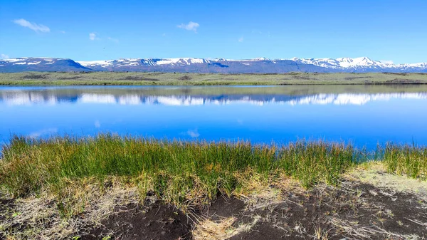 Landscape Sea Husavik Iceland — Stock fotografie