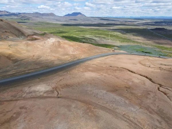 Rural Landscape Lake Myvatn Iceland —  Fotos de Stock