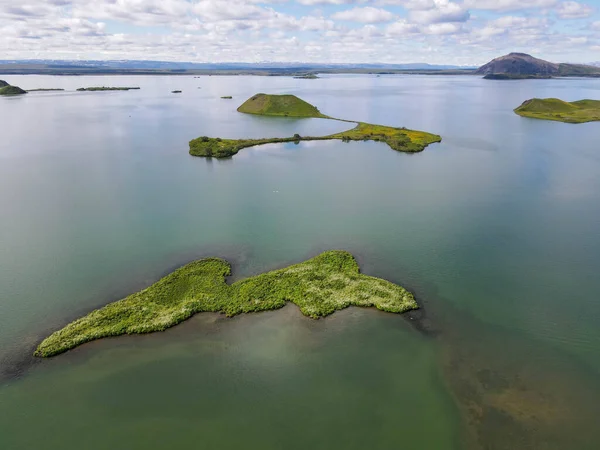 Rural Landscape Lake Myvatn Iceland —  Fotos de Stock