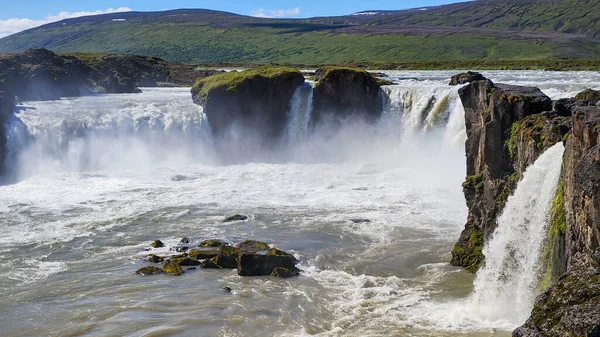 View Godafoss Waterfall Iceland — Stockfoto