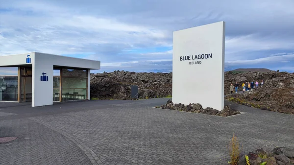 Reykjavik Ijsland Juli 2022 Entree Van Blue Lagoon Wellness Zwembad — Stockfoto