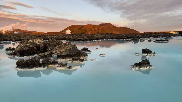 Kék Lagúna Medencéje Izlandon — Stock Fotó