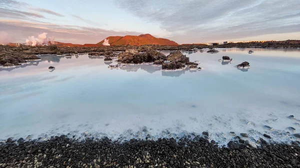 Kék Lagúna Medencéje Izlandon — Stock Fotó