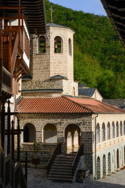 View of St John the Baptist Bigorski monastery on Macedonia